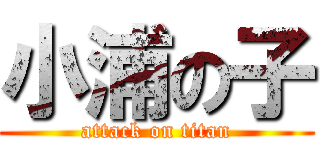 小浦の子 (attack on titan)
