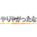 やりやがったな (yariyagattana)