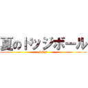 夏のドッジボール (SEM)