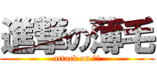 進撃の薄毛 (attack on 薄毛)