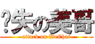 丧失の美哥 (attack on WeChat)