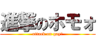 進撃のホモォ (attack on gay♂)