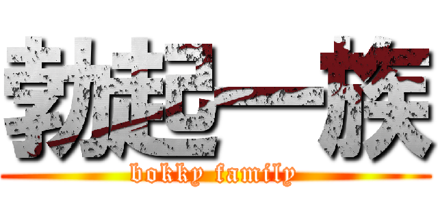 勃起一族 (bokky family)