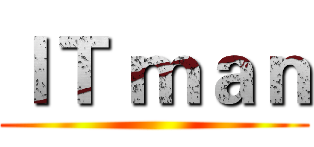 ＩＴ ｍａｎ ()