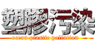 塑膠污染 (ocean plastic pollution )