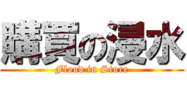 購買の浸水 (Flood in Store)