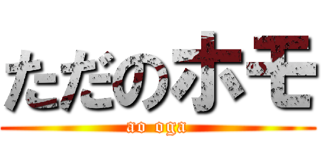 ただのホモ (ao oga)