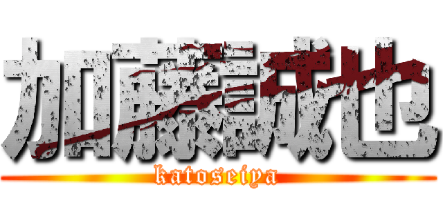 加藤誠也 (katoseiya)