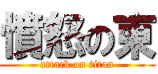 憤怒の東 (attack on titan)