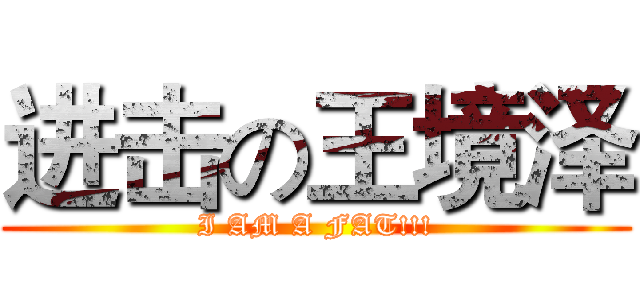 进击の王境泽 (I AM A FAT!!!)