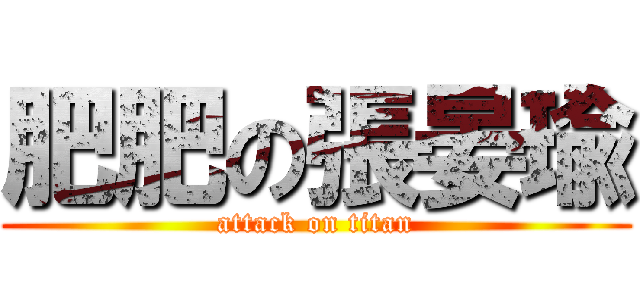 肥肥の張晏瑜 (attack on titan)