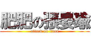 肥肥の張晏瑜 (attack on titan)