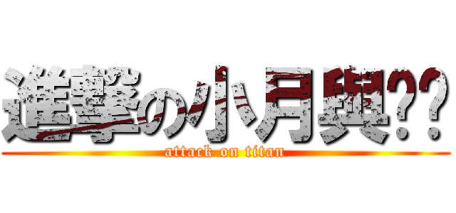 進撃の小月與玥喵 (attack on titan)