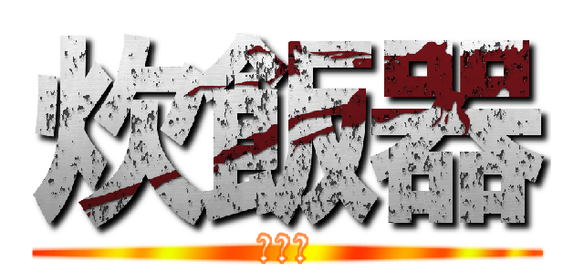 炊飯器 (炊ける)