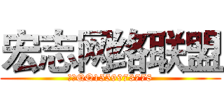 宏志网络联盟 (唯一QQ1559973778)