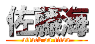 佐藤海 (attack on titan)