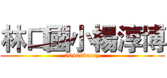 林口國小楊淳博 (50408barry)