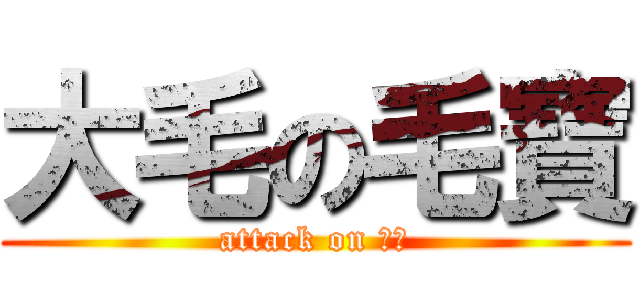 大毛の毛寶 (attack on 毛子)