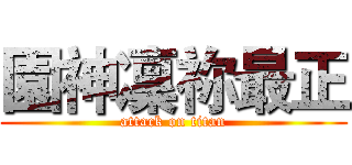 園神凜祢最正 (attack on titan)