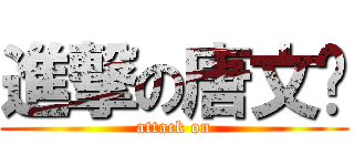 進撃の唐文鑫 (attack on)
