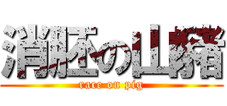 消胚の山豬 (race on pig)