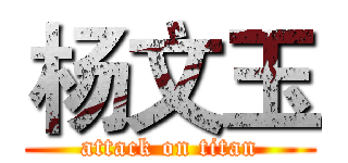 杨文玉 (attack on titan)