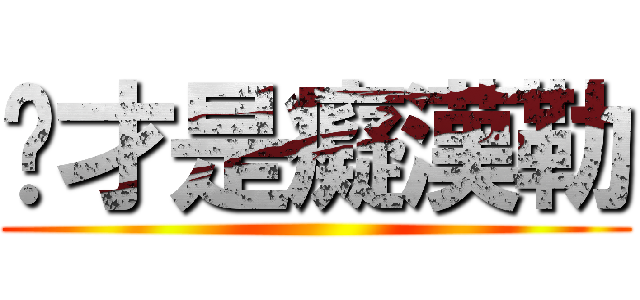 你才是癡漢勒 ()