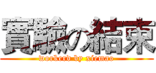 實驗の結束 (workerd by xiemao)