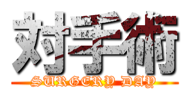 対手術 (SURGERY DAY)