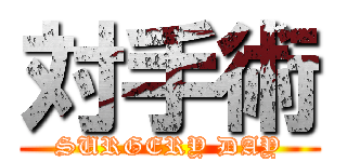 対手術 (SURGERY DAY)