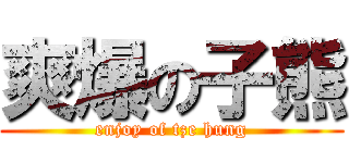 爽爆の子熊 (enjoy of tze hung)