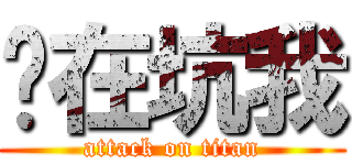 你在坑我 (attack on titan)