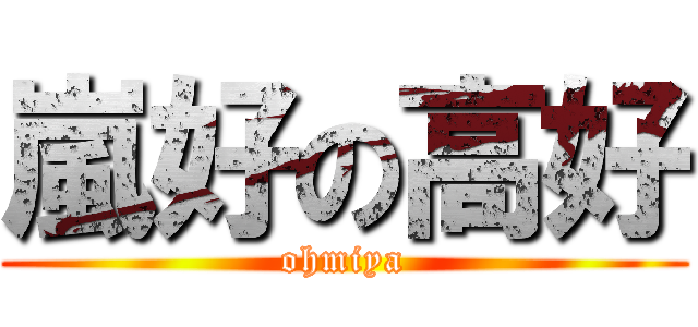 嵐好の高好 (ohmiya)