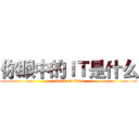 你眼中的ＩＴ是什么 (attack on titan)