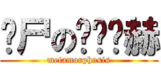 丧尸の红发马赫 (metamorphosis)