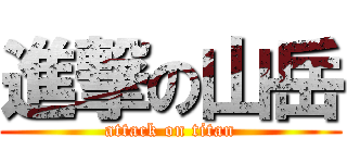 進撃の山岳 (attack on titan)