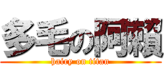 多毛の阿賴 (hairy on titan)