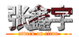 张鑫宇 (attack on titan)