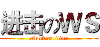 进击のＷＳ (attack on titan)
