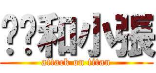 瑄瑄和小張 (attack on titan)