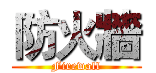 防火牆 (Firewall)