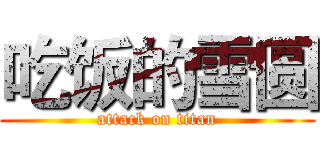 吃饭的雪圆 (attack on titan)