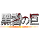 黑雷の巨 (attack on titan)