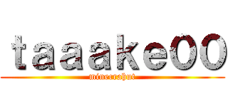 ｔａａａｋｅ００ (minecrahut)