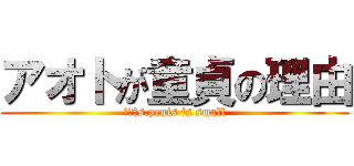 アオトが童貞の理由 (アオトs.penis is small)