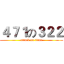 ４７１の３２２ (attack on titan)