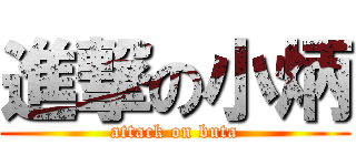 進撃の小炳 (attack on buta)