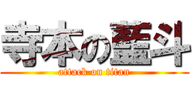 寺本の藍斗 (attack on titan)