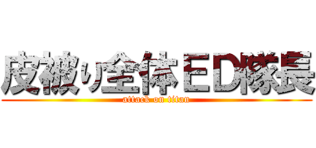 皮被り全体ＥＤ隊長 (attack on titan)
