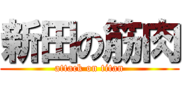 新田の筋肉 (attack on titan)